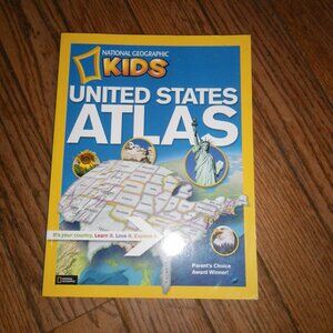 National Geographic Kids United States Atlas Large Softback Book